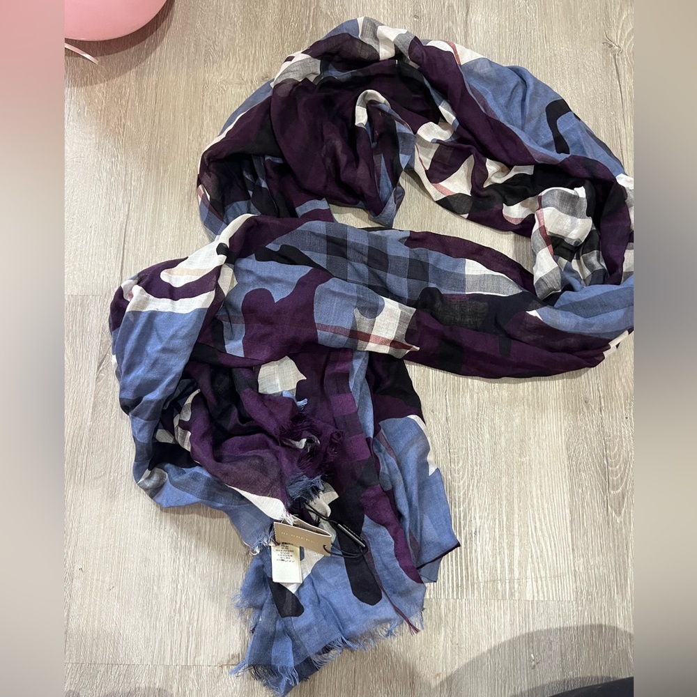 Burberry Camouflage Scarf